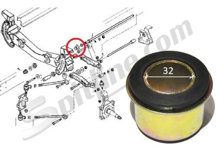 Boccola superiore braccio sospensione Iveco Daily I ('90-'96)