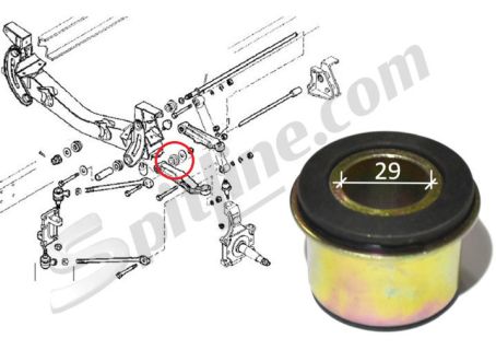 Boccola inferiore braccio sospensione Iveco Daily I ('90-'96)