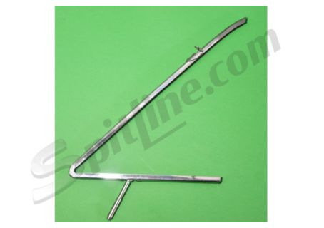 Cornice telaio vetro deflettore sinistro Fiat 850 Sport Coupé