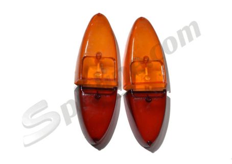 Serie plastiche Leart fanali posteriori Fiat 1100/103H, 1100D, 1100T, 1100R Familiare, 1200 Granluce, 1200, 600D Famil., 600T, 850 Familiare (→'70)