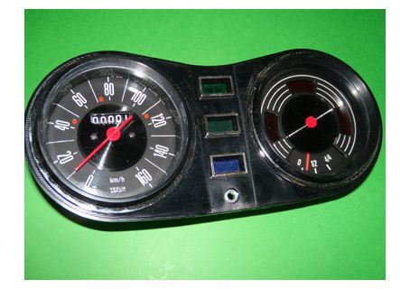 Strumentazione cruscotto Veglia Borletti Fiat 128 1^ serie (cerchietto cromato)