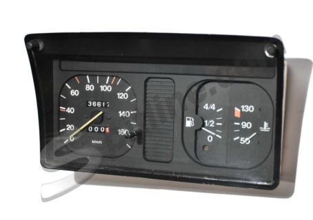 Strumento Veglia usato tachimetro-contachilometri, indicatore livello e temometro acqua Autobianchi A112 965 cc.
