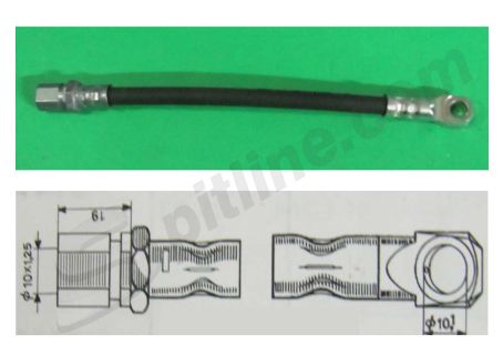 Tubo flessibile freno anteriore Fiat X1/9 1.3/1.5