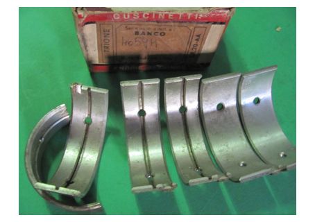 Serie bronzine banco barenabili Fiat 600-600D-600 Multipla