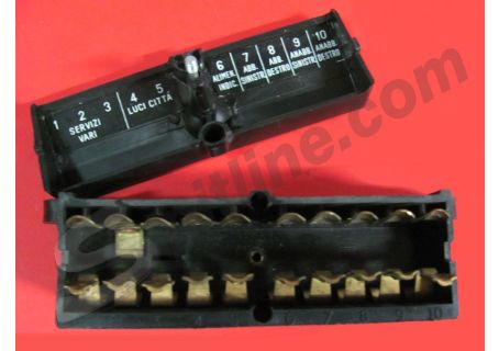 Scatola portafusibili (21 contatti lamellari) Alfa Romeo Giulia, GT Bertone, Duetto Spider