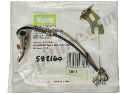 Puntine Valeo CB016 per spinterogeno imp. Ducellier Volkswagen Golf, Derby, Jetta, Polo, Scirocco 1.1/1.3 - Audi 50