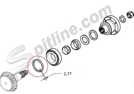 Anello 5990805 per differenziale Lancia Delta HF Integrale
