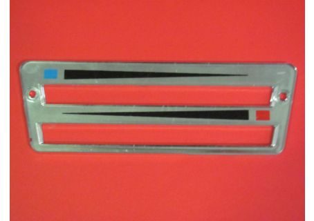 Mostrina comando riscaldatore Alfa Romeo Duetto Spider Junior 1300/1600/Spider V. 1750, Giulia Super 1600 1^s.