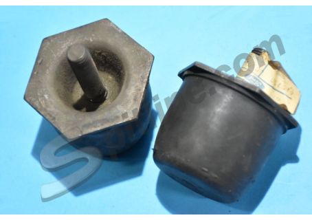 Coppia tasselli 6157350 (H. mm 54) paracolpo sospensione posteriore Ford Transit MkIII ('85-'91)