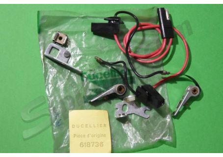 Puntine Ducellier 618736 per spinterogeno Renault Alpine A310 V6, Renault 30 TS - Peugeot 604 SL - Volvo 264 GL