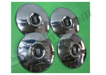 4 Coppe ruota per cerchi con bugne Fiat 1800 B/2100 2^ serie, 1500 L 