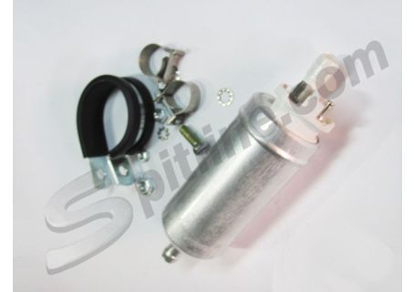 Pompa elettrica benzina 12V 0,10 bar 95 l/h adattabile Alfa Romeo 33, Giulia, GT, Spider 105/115, 75, 90, Alfasud, GTV 2.0 (116) - Autobianchi A112 - Fiat 124, 125, 127, 128, 131, 132, Regata - VW Golf, Jetta, Polo, ecc.ecc.