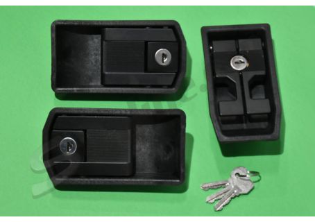 Maniglie porte e cofano leve nere Fiat X1/9 - Lancia Stratos