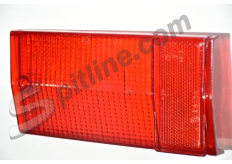 Plastica rossa usata per fanale posteriore sinistro Fiat 124 Spider 2^ serie ('70-'79)