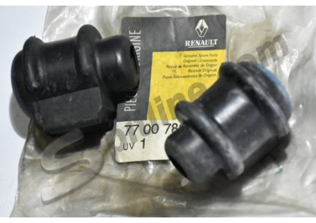 Coppia boccole laterali 7700789412 barra stabilizzatrice anteriore Renault 21 ('89-'94)