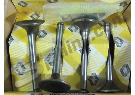 Serie valvole di aspirazione 7701458152 Renault R4 L/TL/F4 782 cc., R4 L/TL/F4 (Export) 845 cc., R5 L, R6 L 845 cc.