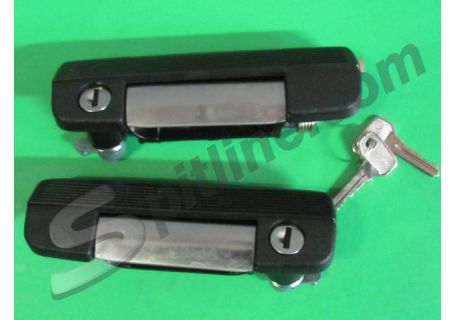 Coppia maniglie porta con chiavi uguali Fiat 127 2^ serie, 127 900 L
