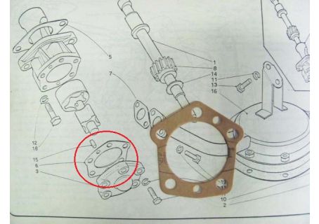 Guarnizione coperchio pompa olio Lancia Fulvia (tutti i modelli)