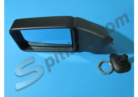 Specchio retrovisore esterno sinistro meccanico Lancia Delta 2^ serie (da vettura 033672→), Delta Restyling (fino 4/'91), Prisma 2^ serie (da N° 3134544→)