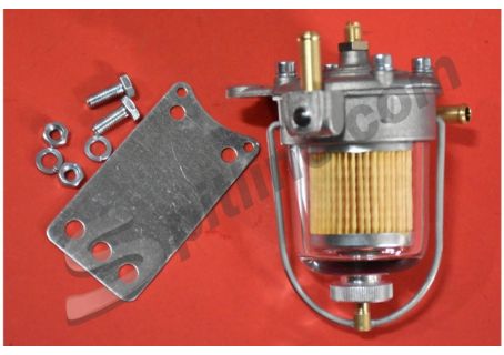 Regolatore di pressione benzina diam.67 Filter King con bicchiere in vetro Alfa Romeo serie Giulia 105 - Lancia Fulvia HF ed applicazioni varie