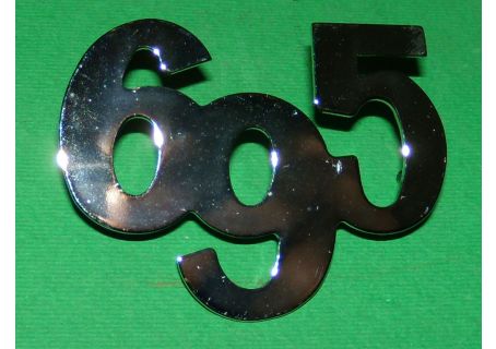 Scritta 695 (largh. cm.6,2) per 695 Abarth