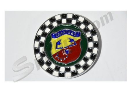 Stemma decorativo Abarth in metallo