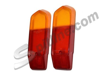 Coppia plastiche Altissimo per fanali posteriori Fiat 124 Familiare