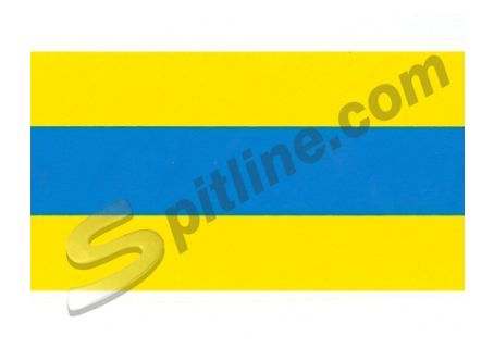 Adesivo longitudinale giallo/blu per Lancia Fulvia HF 1300