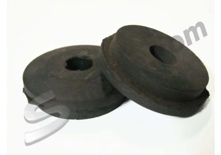 Coppia tasselli elastici per fissaggio silenziatore di scarico Fiat 850 Bn./Special/Sport Coupè/Spider