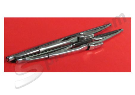 Spazzole tergicristallo inox mm 330 ad innesto dritto Alfa Romeo Giulia, GT Junior, GT V. 2000 Bertone, 1750/2000 Berlina