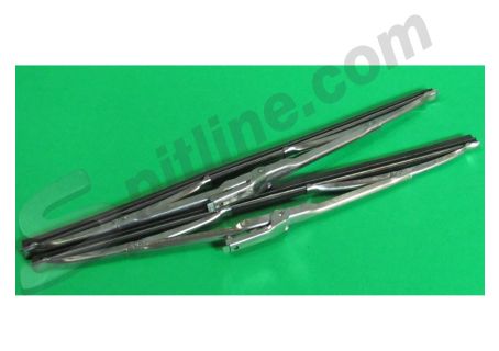 Spazzole tergicristallo inox mm 330 Autobianchi A112 - Fiat 124 Spider, 125, 126, 127, 850 Berlina/Special/Spider, 1300/1500, 1800, 600T