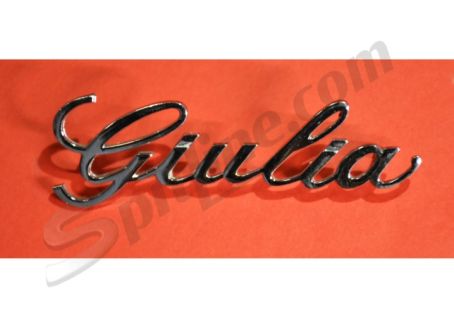 Scritta Alfa Romeo "Giulia" (lunghezza mm 90)