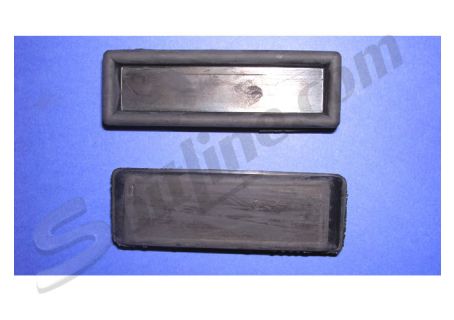 Guarnizioni appoggi rettangolari sotto cofano Fiat 124 Sport Spider 