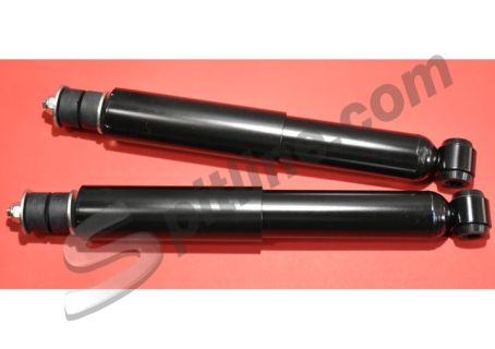 Coppia ammortizzatori anteriori oleodinamici Alfa Romeo Giulia, GT Junior 1300/1600, GT V. 1750/2000 Bertone, Duetto Spider, Berlina 1750/2000
