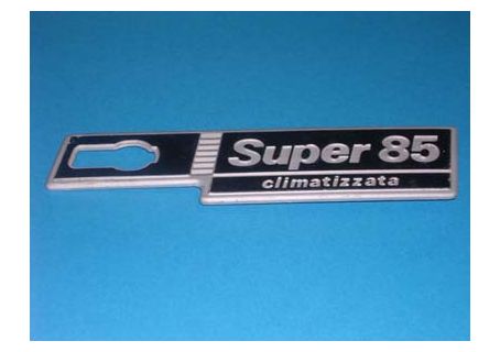 Scritta laterale destra Super 85 climatizzata (DX) per Fiat Ritmo