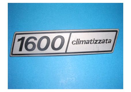 Scritta 1600 climatizzata (lungh. cm.14)