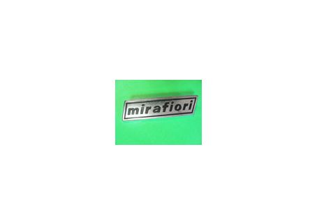 Scritta posteriore in metallo Mirafiori Fiat 131