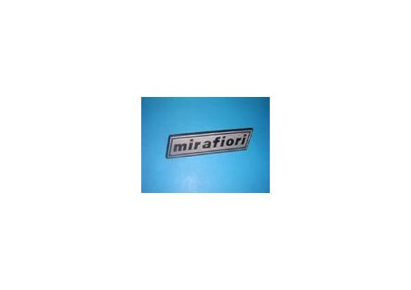 Scritta posteriore in plastica Mirafiori Fiat 131