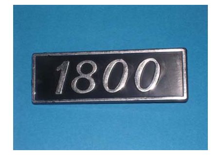 Scritta 1800 (lungh. cm9,5) in plastica