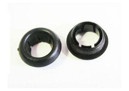 Coppia guarnizioni in plastica dura (diam. est. mm. 16) per pomello sicura chiusura sportello Fiat