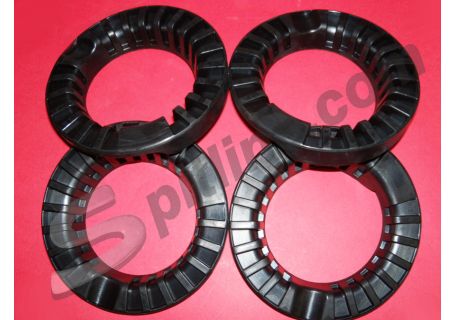 Serie 4 anelli di protezione molle ammortizzatori anteriori Alfa Romeo Giulia, GT Junior, G T V. 1750/2000 Bertone, Berlina 1750/2000, Duetto Spider