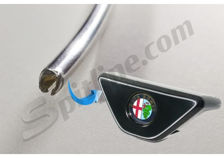 Profilo cromato per scudo anteriore Alfa Romeo Duetto Spider ('83-'89)