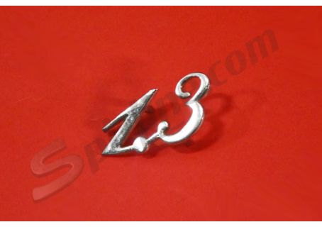 Scritta posteriore 1.3 per Alfa Romeo Giulia Super ('72-'74)