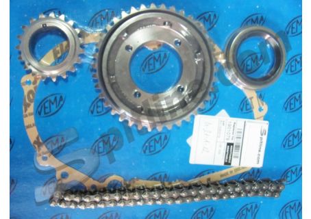 Gruppo comando distribuzione (catena antivibra) Fiat 500, 126 703cc.