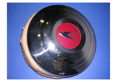 N°4 Borchie ruota Simca 1000 fondo rosso