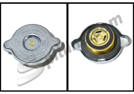 Tappo radiatore inox 1 bar. Innocenti Mini Minor - Ford Capri - Jaguar - CX - BMW etc.