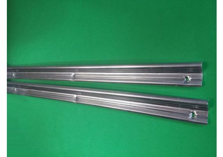 Coppia modanature in alluminio per battitacco Fiat 500F