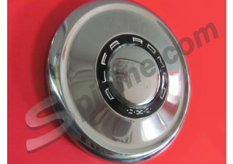 Coppa ruota in acciaio Alfa Romeo Giulia Super 1600 Bollino Oro ('66), Giulia Sprint GT Veloce, Duetto Spider 1600 ('66-'67) - per cerchio con bugne per il fissaggio