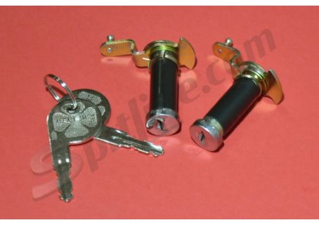 Coppia blocchetti per maniglie porte Alfa Romeo Duetto Spider ('70-'93) modelli con maniglia incassata