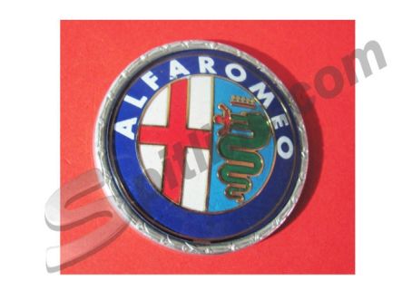 Fregio rotondo posteriore Bomisa (senza perni) diam. 55 mm Alfa Romeo GT Junior 1300/1600, GT V. 1750/2000 Bertone, 1750/2000 Berlina